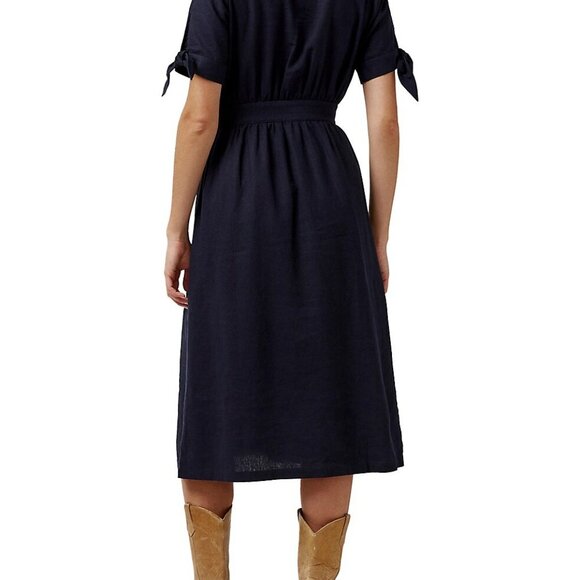 Buffalo David Bitton Mariposa Tie-Accent Sleeve Midi Dress - Picture 5 of 7